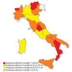 CARTINA MORTI SUL LAVORO