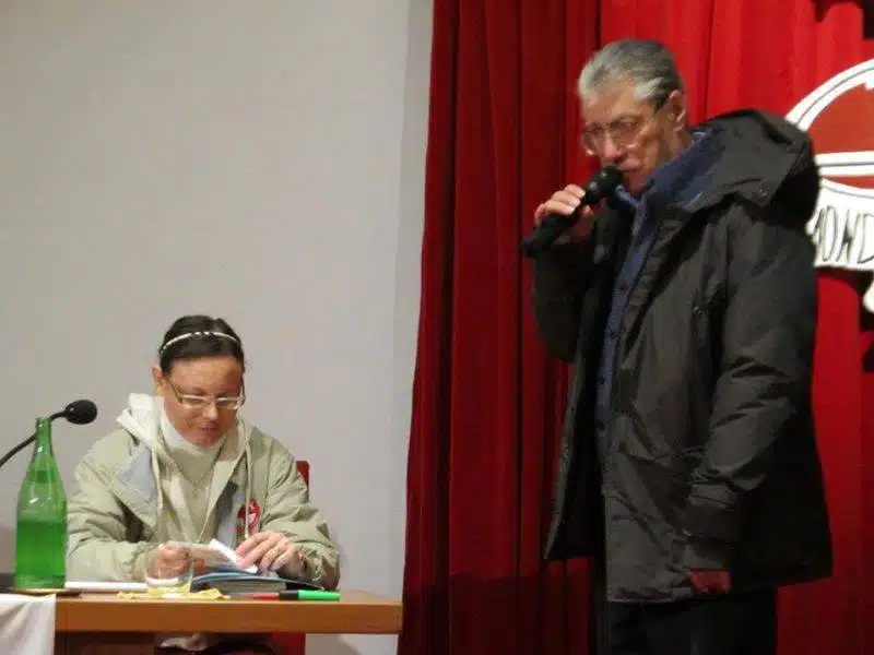 Bossi al convegno di shabahz batthi