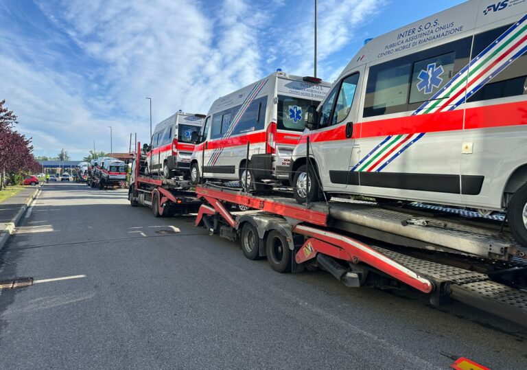 Magenta: nove ambulanze per Inter Sos, per svolgere al meglio i servizi di trasporto per Asst Ovest Milanese