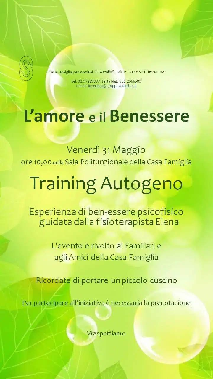 MAGGIO SENIOR TRAINING AUTOGENO