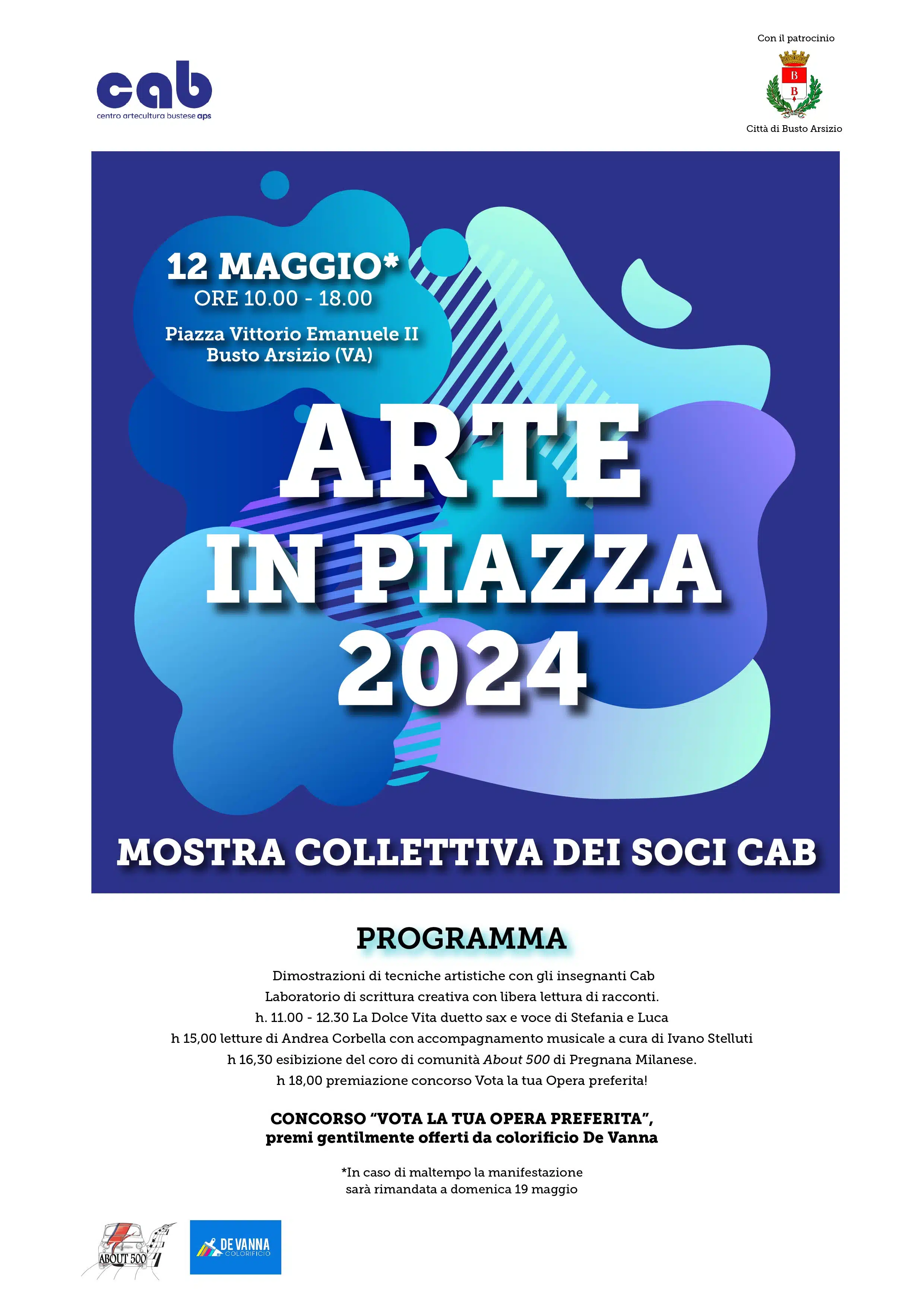 arte in piazza 2024 locandina