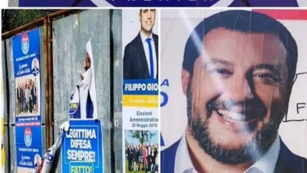 manifesti strappati - salvini - elezioni - lega-2