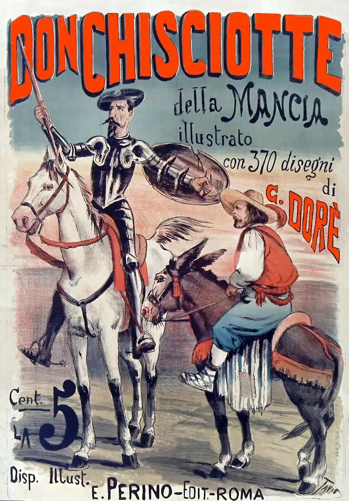 TAVIO, Ottavio Rodella. Don Chisciotte della Mancia, Illustrato con 370 Disegni di G. Doré, c. 1890.