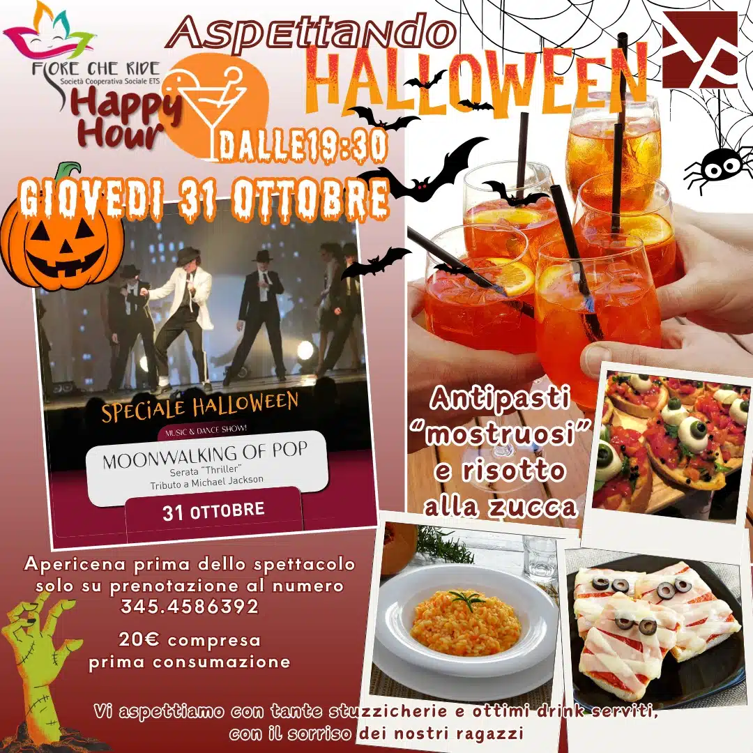 Locandina apericena Halloween Paccagnini