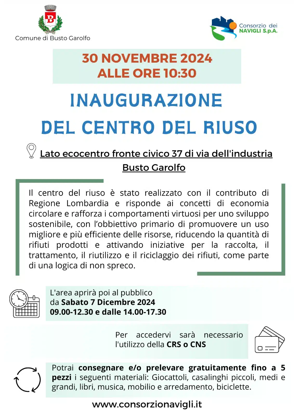 centro del riuso invito generico