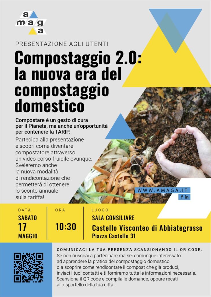 Amaga, Compost 2.0: ‘La nuova era del compostaggio domestico con l’ausilio dell’intelligenza artificiale’