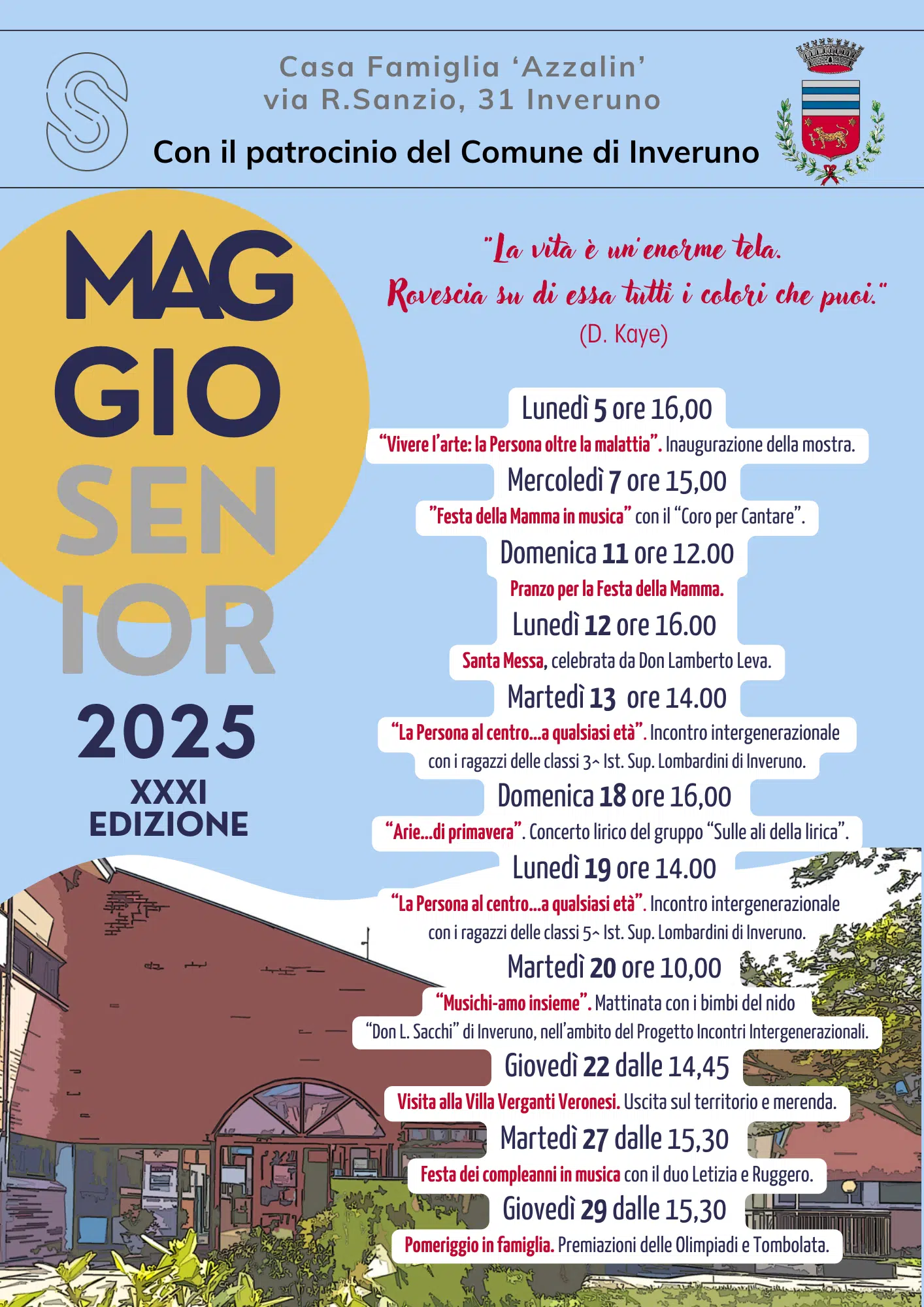 maggiosenior25Programma definitivo