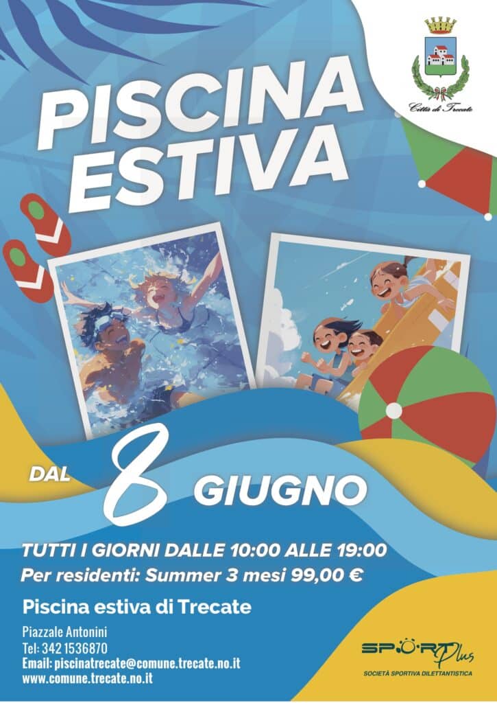 Trecate: riaperta al pubblico la piscina all’aperto