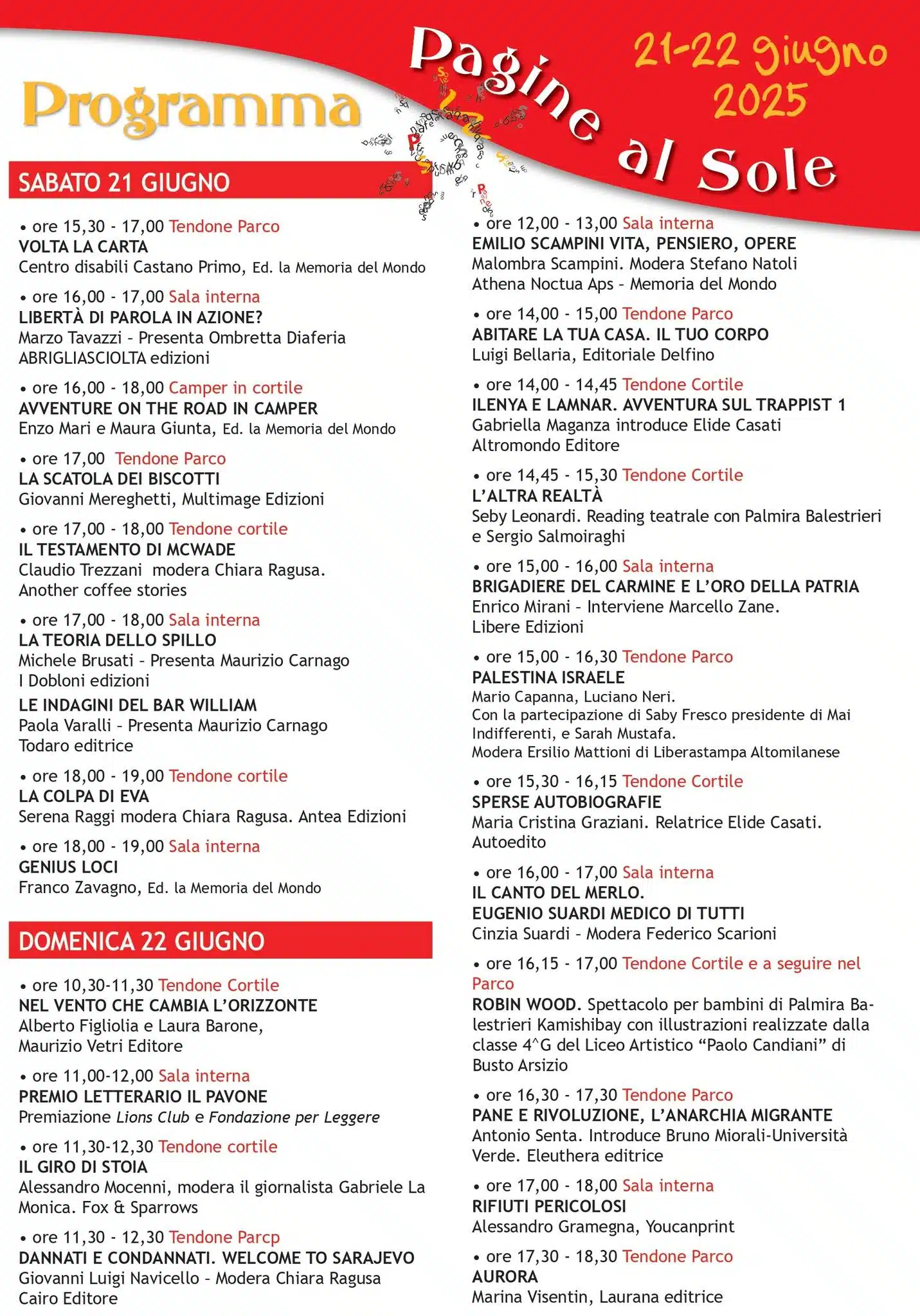 PAGINE AL SOLE 2