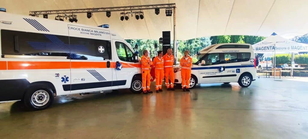 Magenta, Bianca Bier Fest: oggi l’inaugurazione di un’ambulanza e un mezzo in memoria di Leo