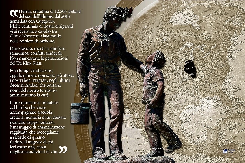 Uno speciale annullo filatelico per celebrare il gemellaggio tra Cuggiono e Herrin