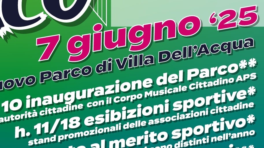 Cerro Maggiore: sabato 7 giugno l’inaugurazione del parco dell’Acqua