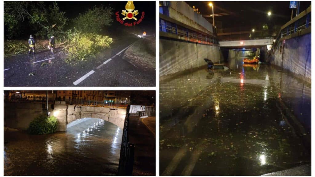 Maltempo, 160 interventi dei VVFF in Lombardia