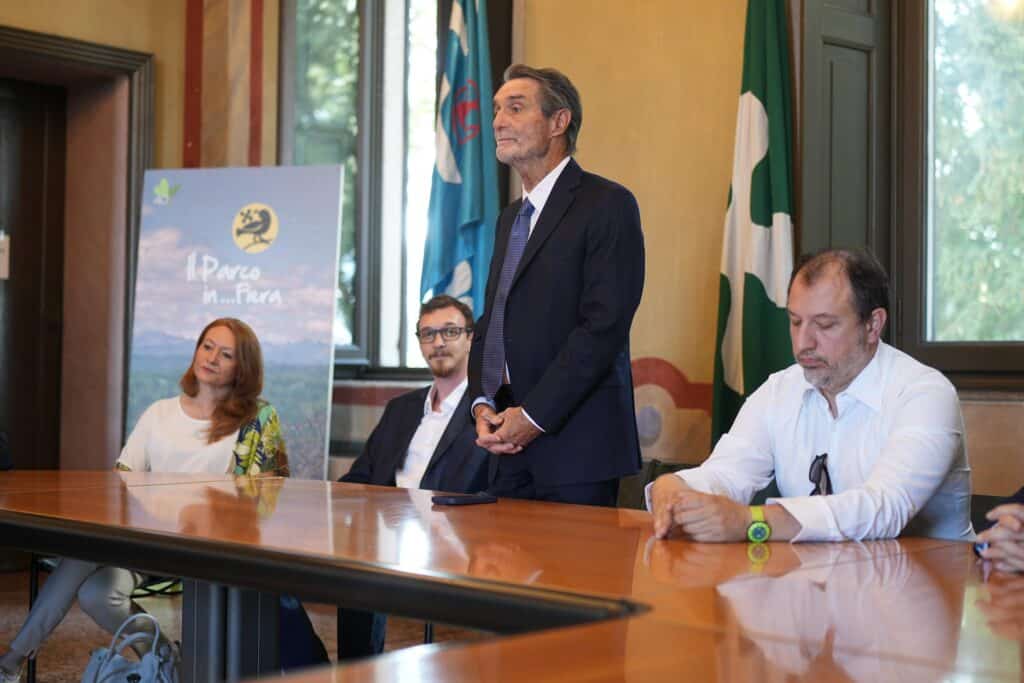 Attilio Fontana in visita al Parco del Ticino
