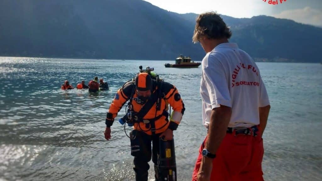 Como: proseguono le ricerche del turista inghiottito dalle acque del Lago