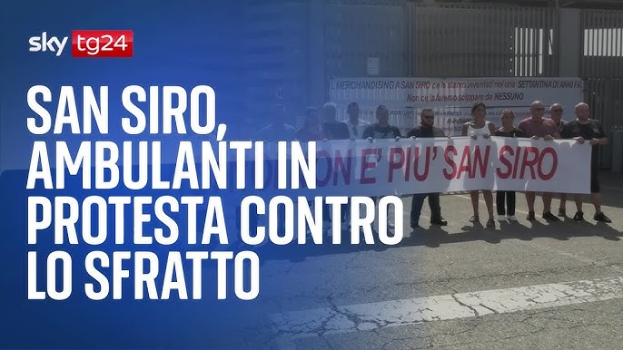 Ambulanti di San Siro, protesta il 17 agosto