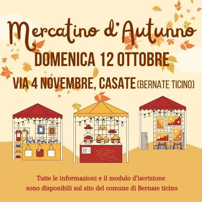 bernate mercatino d'autunno
