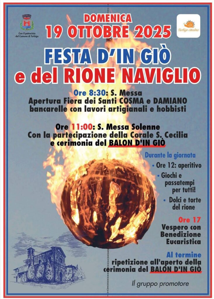 Turbigo celebra la tradizione con la Festa d’in Giò e del Rione Naviglio