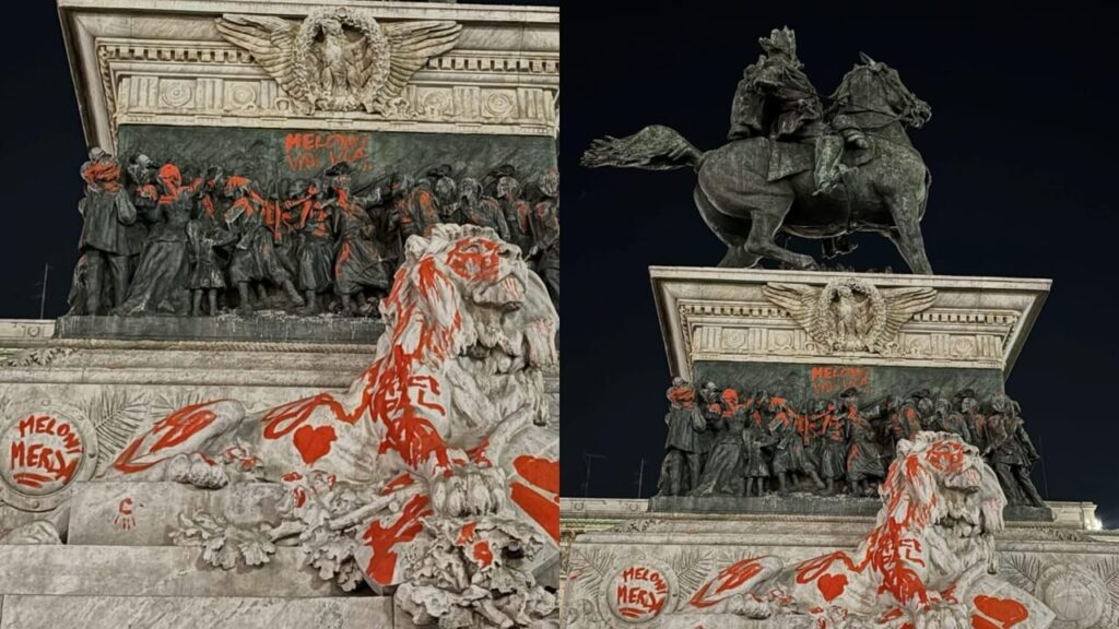 Scioperi e pro Pal: a Milano vandalizzato Vittorio Emanuele, metro aperte, Salvini non precetta