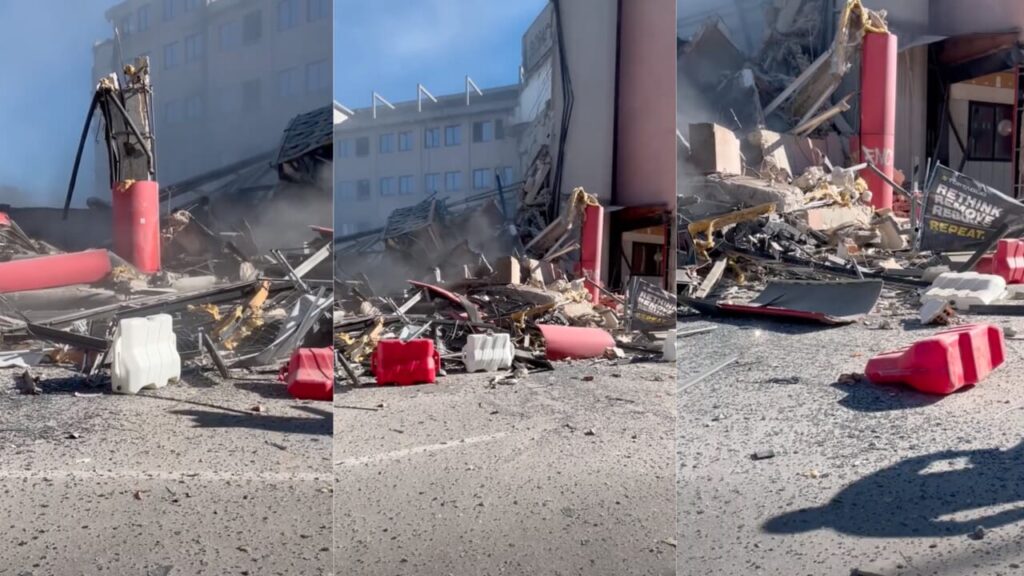 Sesto San Giovanni, crollo in un cantiere: ferita una passante