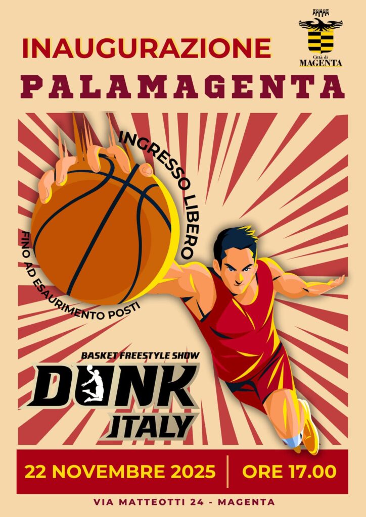 Magenta, finalmente è giunta l’ora: 22 novembre inaugurazione del Palamagenta