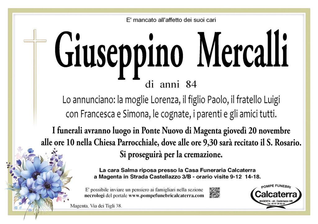 Magenta, dice addio a Pino Mercalli