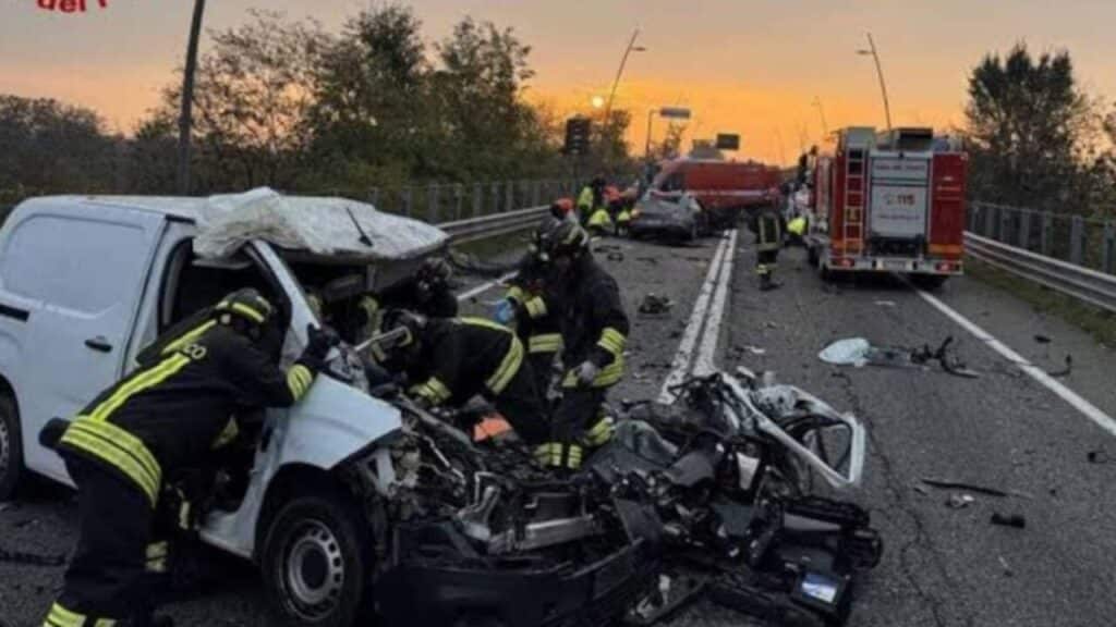 Stezzano, tragico incidente sulla Tangenziale Sud di Bergamo: due morti e due feriti gravi