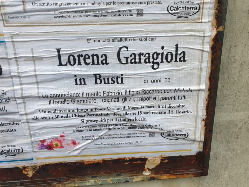 Pontevecchio dice addio a Lorena Garagiola