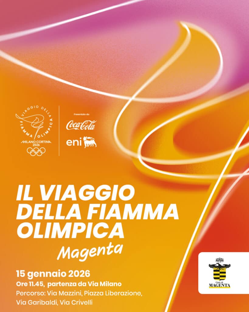 La Fiamma Olimpica arriva a Magenta il prossimo 15 gennaio