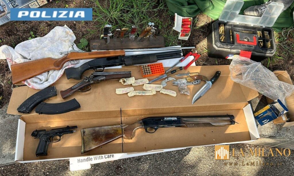 Milano: armi, munizioni e droga in un magazzino, arrestato 58enne