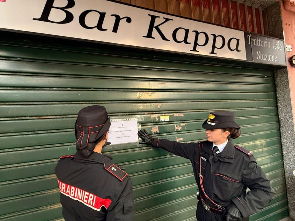 Castano Primo: sospesa per 15 giorni la licenza del bar Kappa