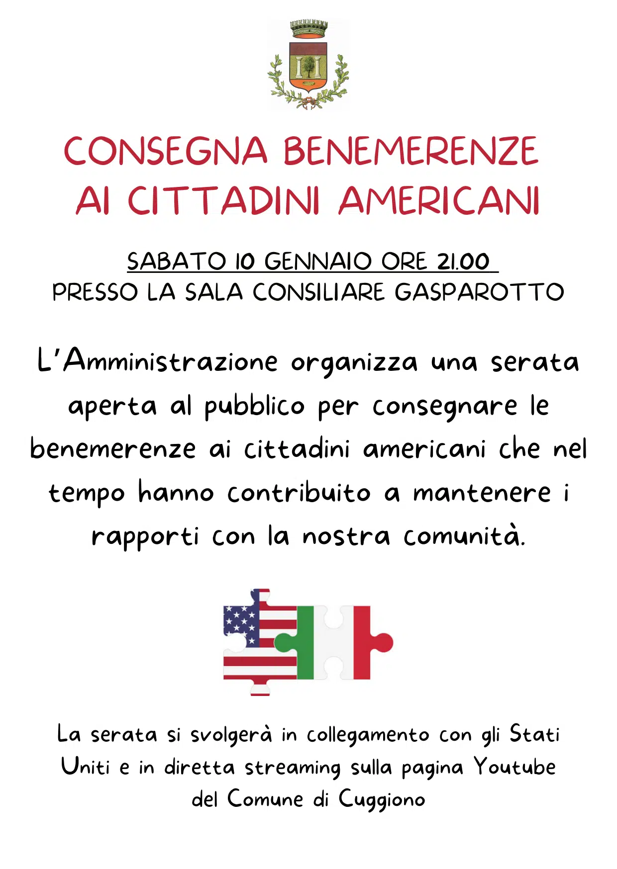 Locandina benemerenze