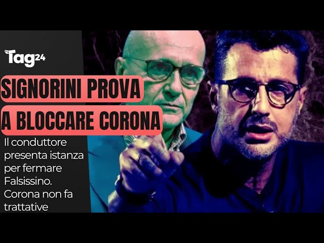 Continua, durissimo, lo scontro Signorini-Corona