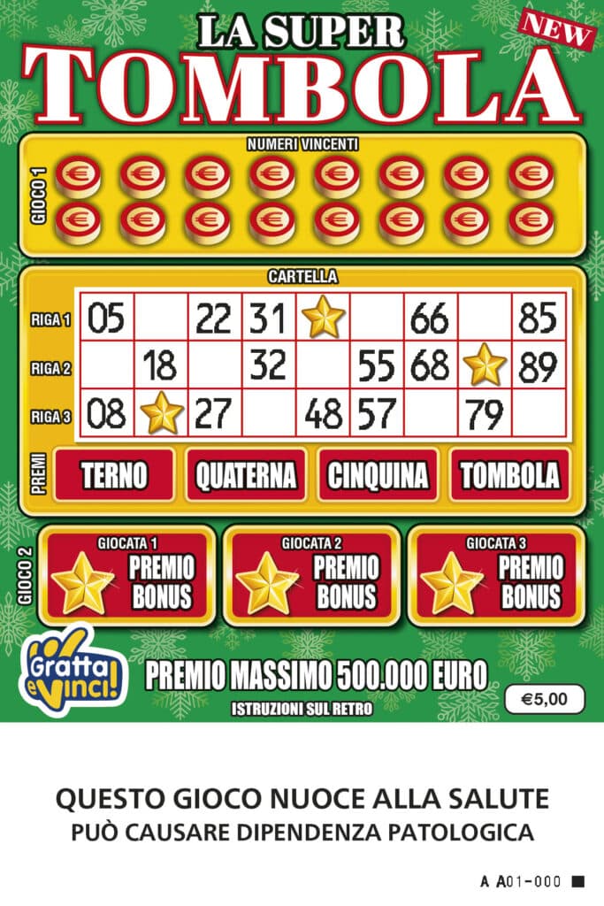 Gratta e Vinci, 2 milioni con la Tombola Super a Cusano Milanino