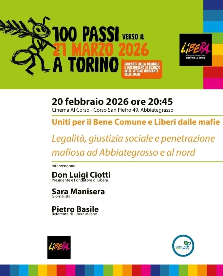 Hydra: Don Luigi Ciotti ad Abbiategrasso il prossimo 20 febbraio