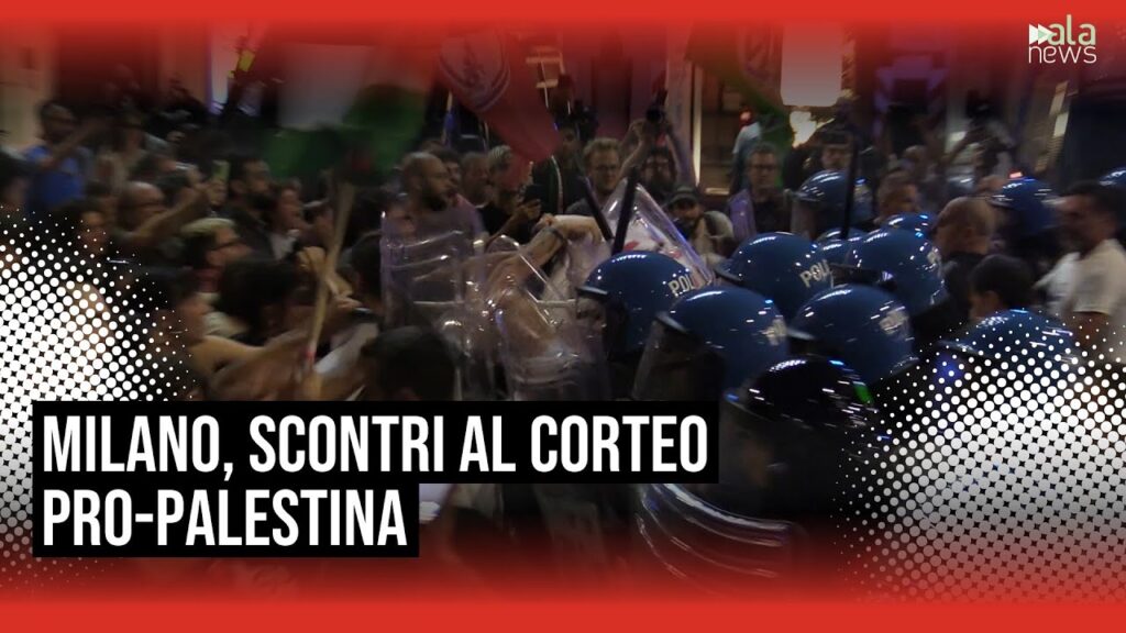 Scontri a corteo pro Pal a Milano, altre 8 misure cautelari