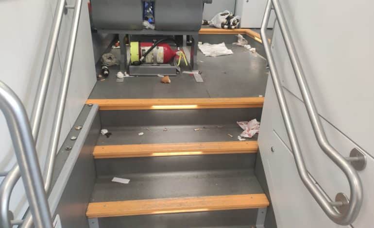 Vandalizzato treno regionale dai tifosi in viaggio per Sassuolo-Atalanta