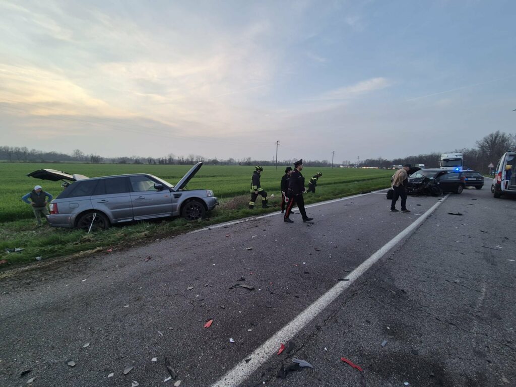 Vittuone: grave incidente sulla strada provinciale per Cisliano, quattro feriti