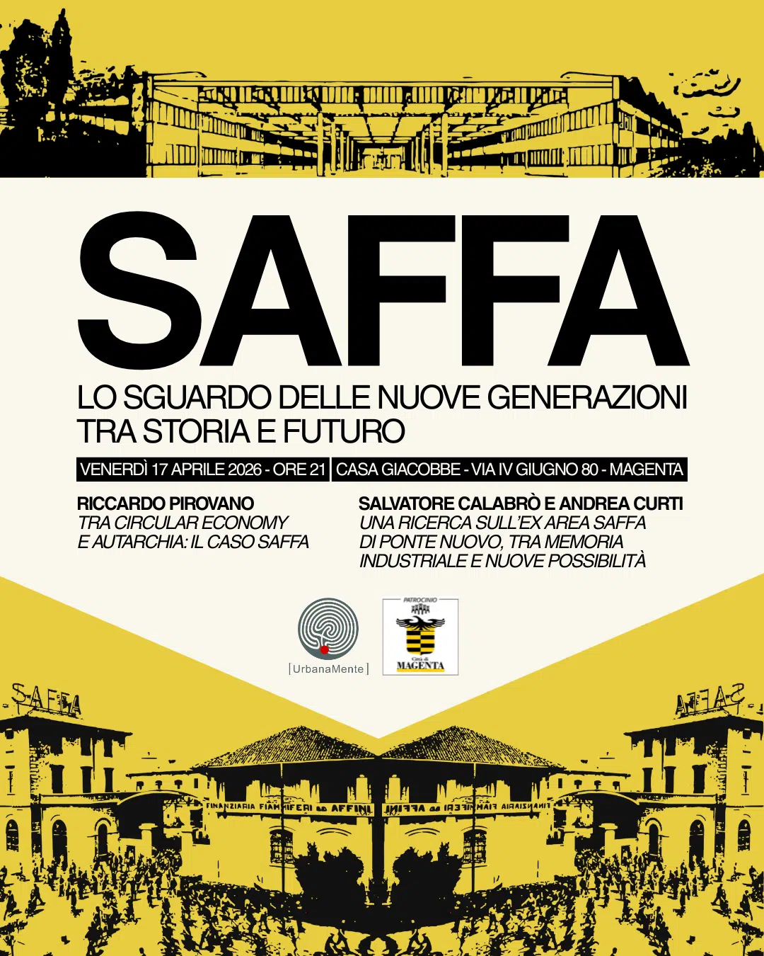 Locandina SAFFA UrbanaMente