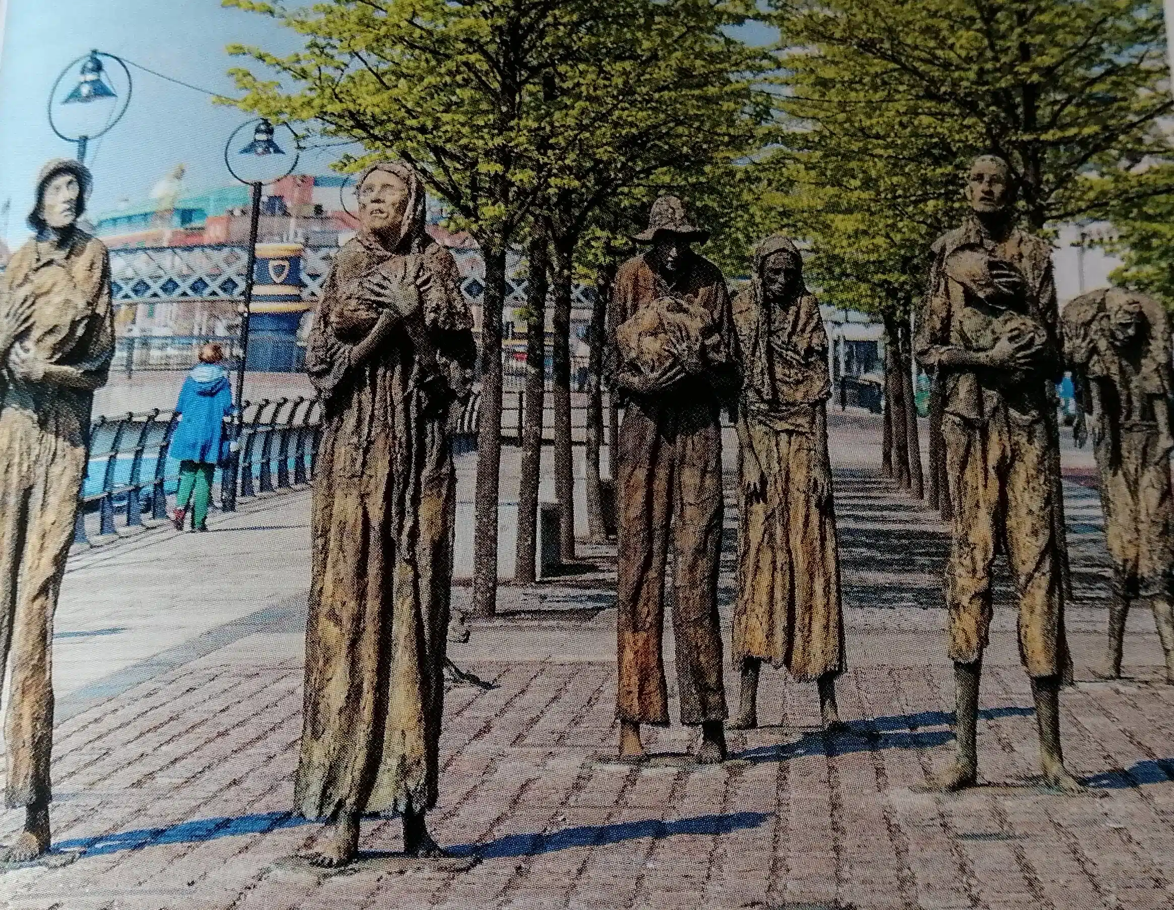 Statue irlandesi di emigranti