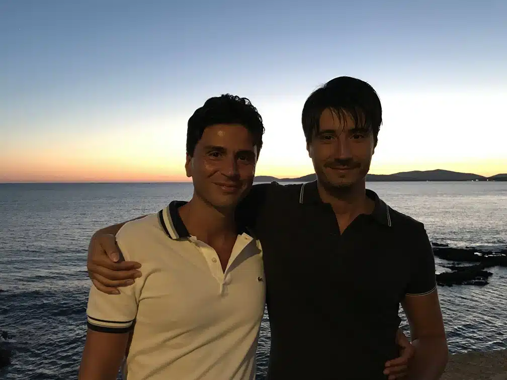 valerio spinosa con suo fratello vincenzo