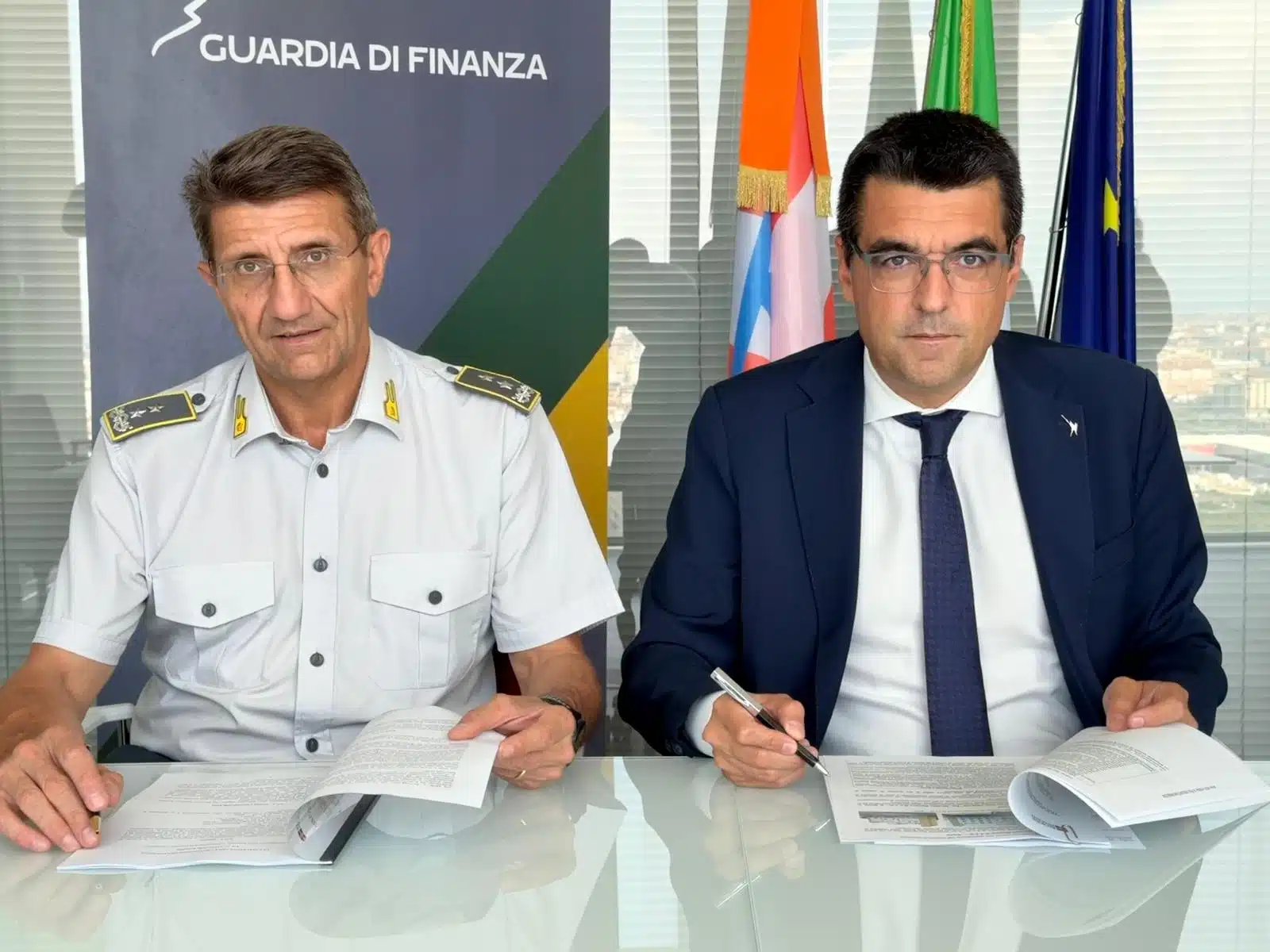 Firma accordo Regione GDF