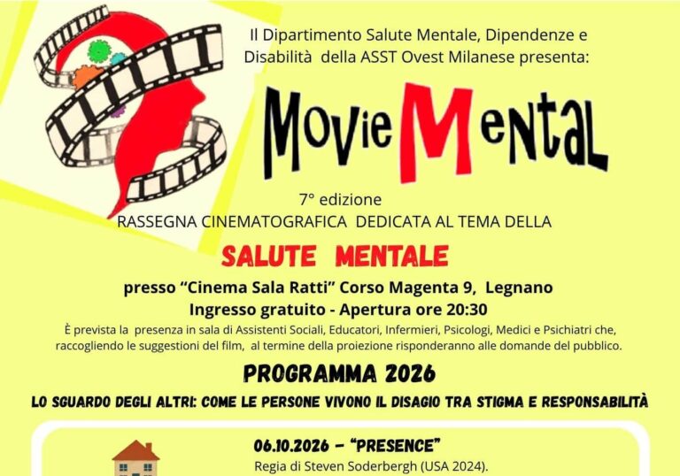 Al via la 7° edizione di MovieMental: il cinema racconta la salute mentale